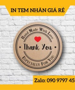 100 tem Thank You - tem cám ơn cho shop