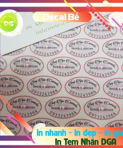 Decal bể - Tem Bảo Hành "1000 tem"