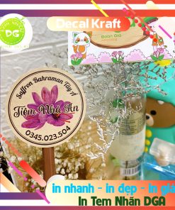 "1 Lốc" Decal giấy kraft ( decal da bò )