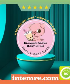 Decal sữa, nhãn dán sữa A3
