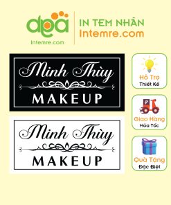 Tem Nhãn Decan Dán Ghi Tên Lên Dụng Cụ Cá Nhân, Đồ Vật, Makeup - Intemre.com - Kích Thước: 3x1.5cm