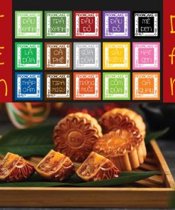 Tem Bánh Trung Thu ( Mẫu Vuông )