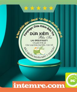 Decal Giấy-Tem Giấy 1 tờ A3