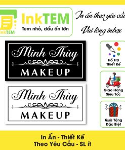 Tem Nhãn Decan Dán InkTEM Ghi Tên Lên Dụng Cụ Cá Nhân, Đồ Vật, Makeup - Kích Thước: 3x1.5cm