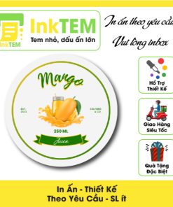 [IN] Tem Dán Nhãn Giấy, Decan, Sticker InkTEM Thiết Kế Theo Yêu Cầu Số Lượng Ít Khổ A4