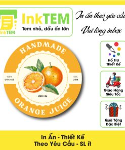 [IN] Ấn Tem Nhãn, Sticker, Decan Sữa Chống Nước InkTEM - Cắt Sẳn Thiết Kế Theo Yêu Cầu Số Lượng Ít - Khổ A3