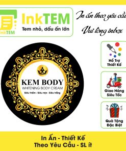 [COMBO] 100 Tem Nhãn Giấy Decan Dán InkTEM, Hủ Kem, Trộn, Cốt Body - Nhiều Kích Thước Mẫu 10-18