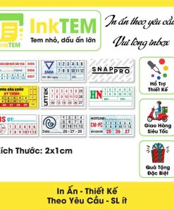 [IN] Ấn KT: 2x1cm - In Tem Bảo Hành InkTEM, Vỡ, Bể Khổ A4 - Sl: 1000
