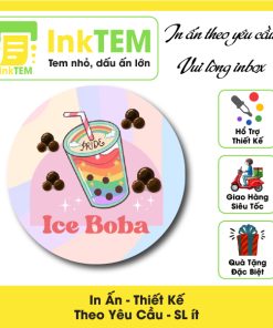 [IN] Tem Nhãn, Decan Giấy Cán Màng Bóng Hoặc Mờ (Nhám) InkTEM Thiết Kế Theo Yêu Cầu - Khổ: A3